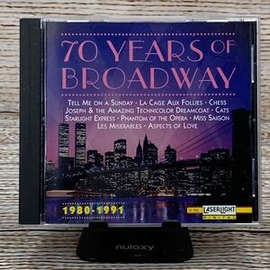 70 Years of Broadway - 1980 - 1991 [1993‎ CD] Laserlight Digital Compilation